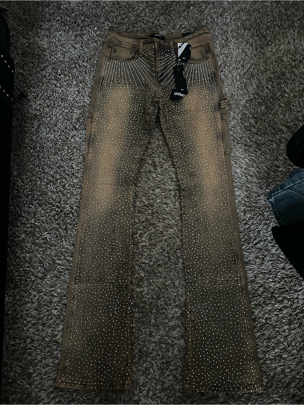 Studded Brown Women’s Jeans